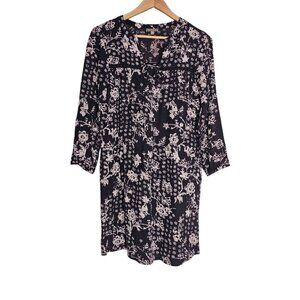 Women's - Lilla P Floral 3/4 Sleeve Dress, Size XS